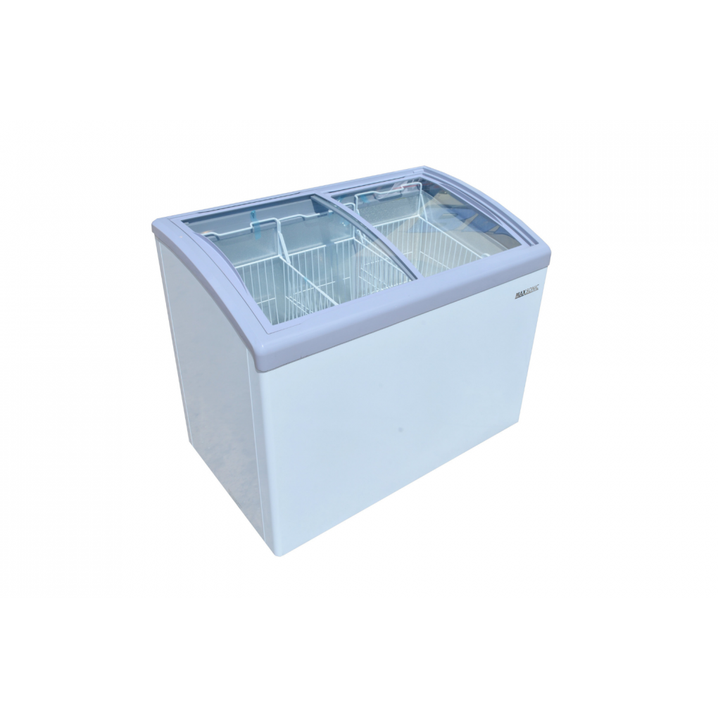 Maxsonic 10Cft Display White Chest Freezer