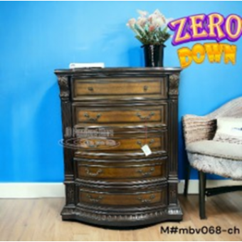 CHEST OF DRAWERS- IMPORTED WOOD 4 DRAWER NO MIRROR. EACH DRAWER HAVE SLIDERS