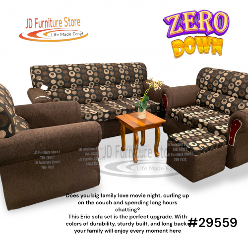 Eric 4pcs Sturdy Sofa set 