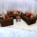Living Room Set- Carlisle Endurance Espresso Design (3,2,1)